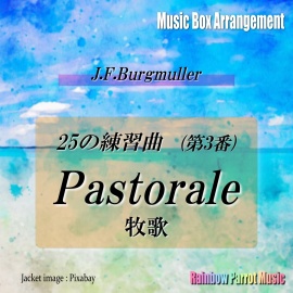 Burgmuller　「25の練習曲」より　「第３番 牧歌」 Music Box ver.